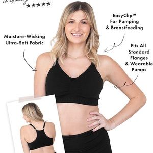 Kindred Bravely Sublime Hands Free Sports Pumping Bra black size S NWT